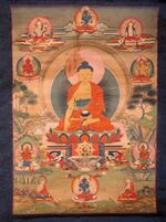 Shakyamuni Buddha with 8 bodhisattvas Image from HAR.jpg